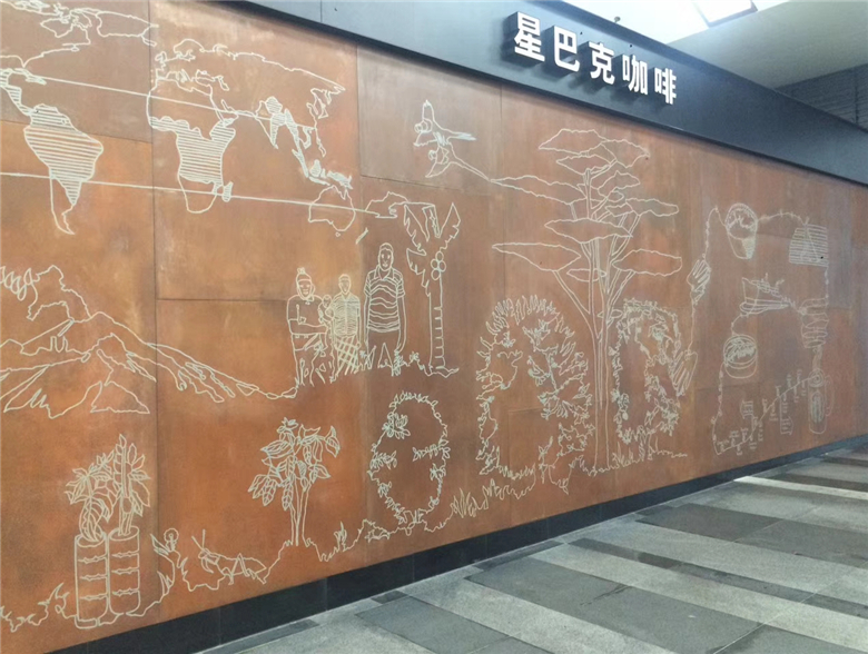 庄河耐候钢幕墙